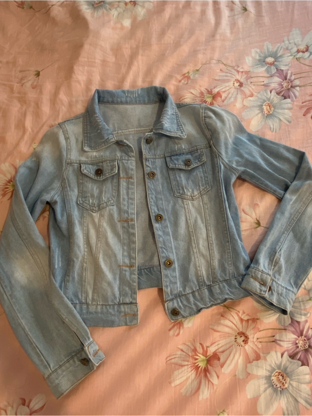 Light Wash Denim Jacket - Classic Blue